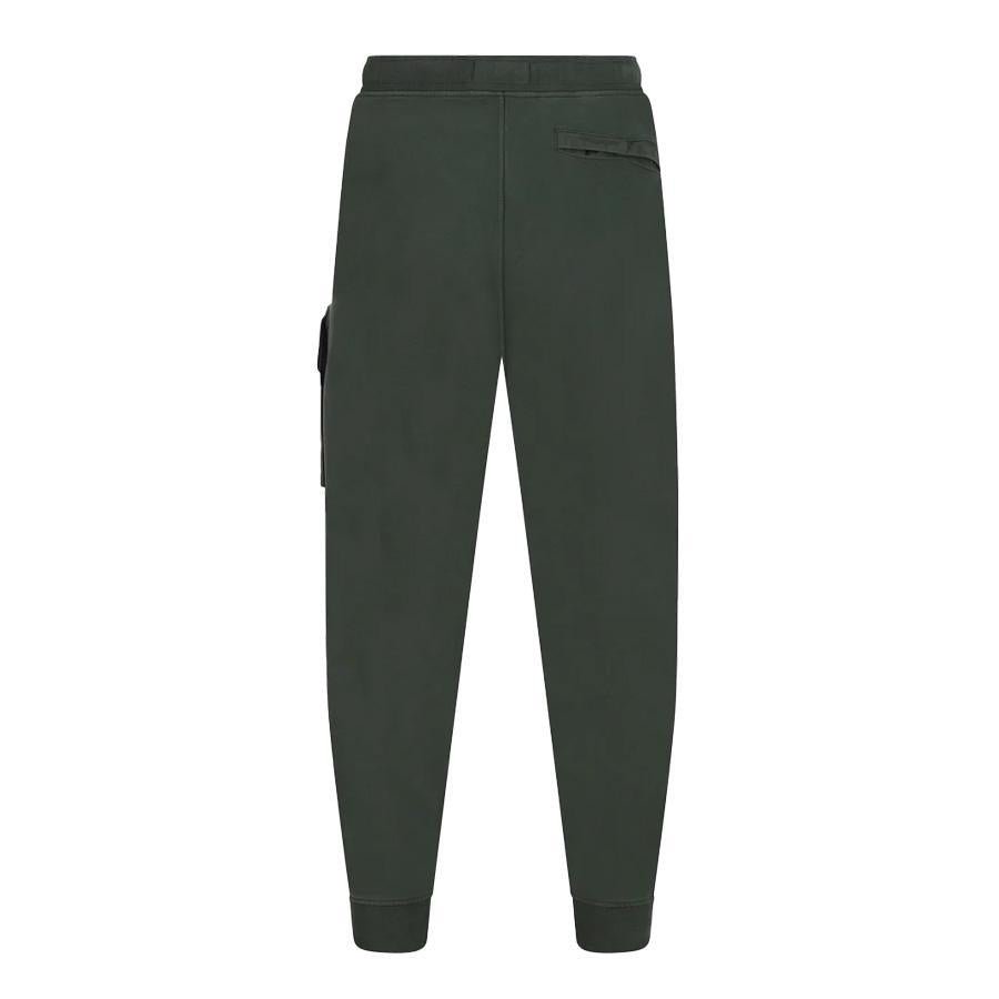 [Stone Island] Cotton Fleece Regular Fit Joggers in Juniper