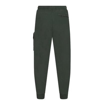 [Stone Island] Cotton Fleece Regular Fit Joggers in Juniper