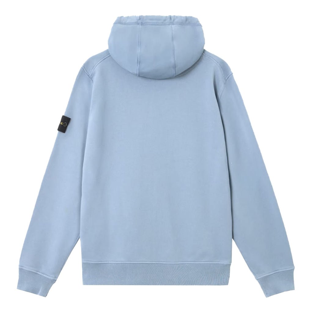 [Stone Island] Cotton Fleece Zip-Up Hooded Sweatshirt