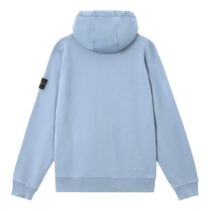 [Stone Island] Cotton Fleece Zip-Up Hooded Sweatshirt