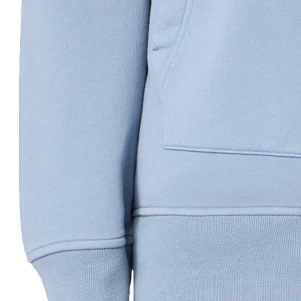[Stone Island] Cotton Fleece Zip-Up Hooded Sweatshirt
