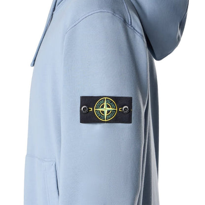 [Stone Island] Cotton Fleece Zip-Up Hooded Sweatshirt