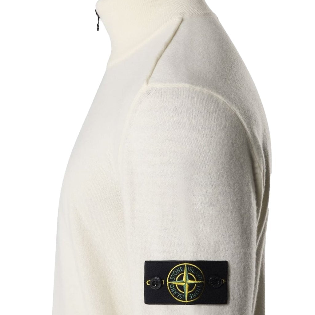 [Stone Island] Cotton Quarter- Zip Knit