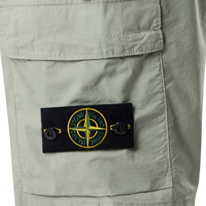 [Stone Island] Cotton Tela "Paracadute" Cargo Shorts