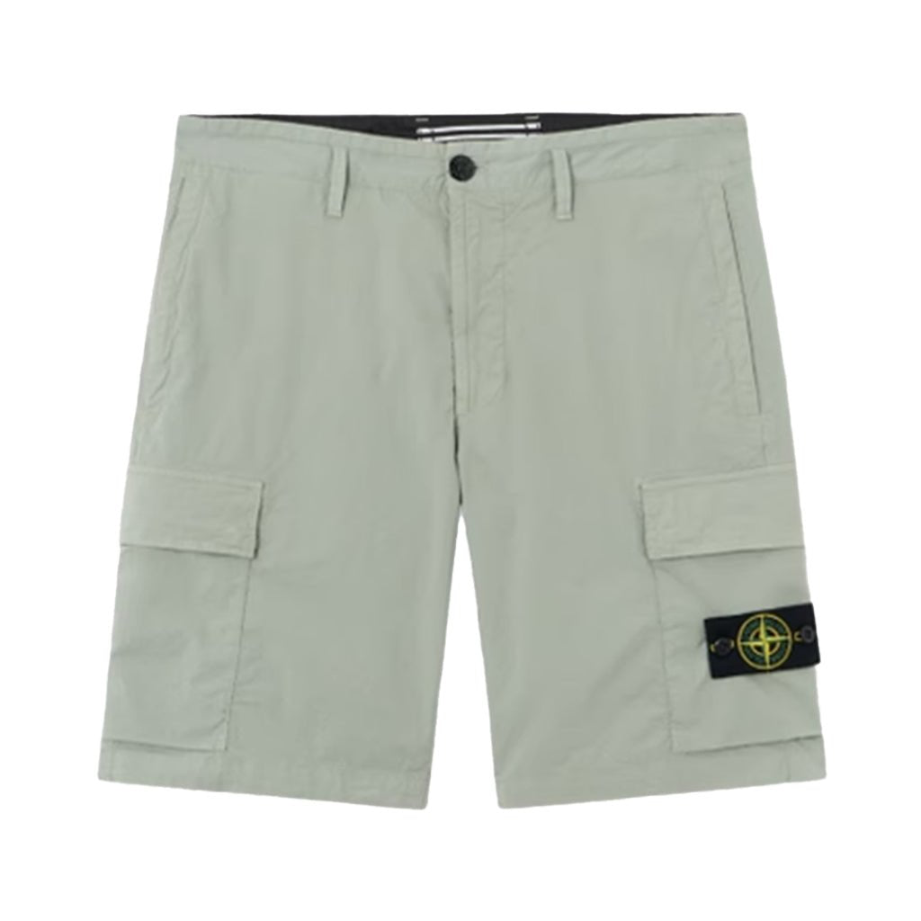 [Stone Island] Cotton Tela "Paracadute" Cargo Shorts