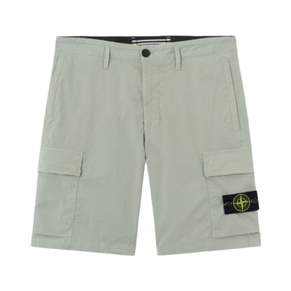 [Stone Island] Cotton Tela "Paracadute" Cargo Shorts