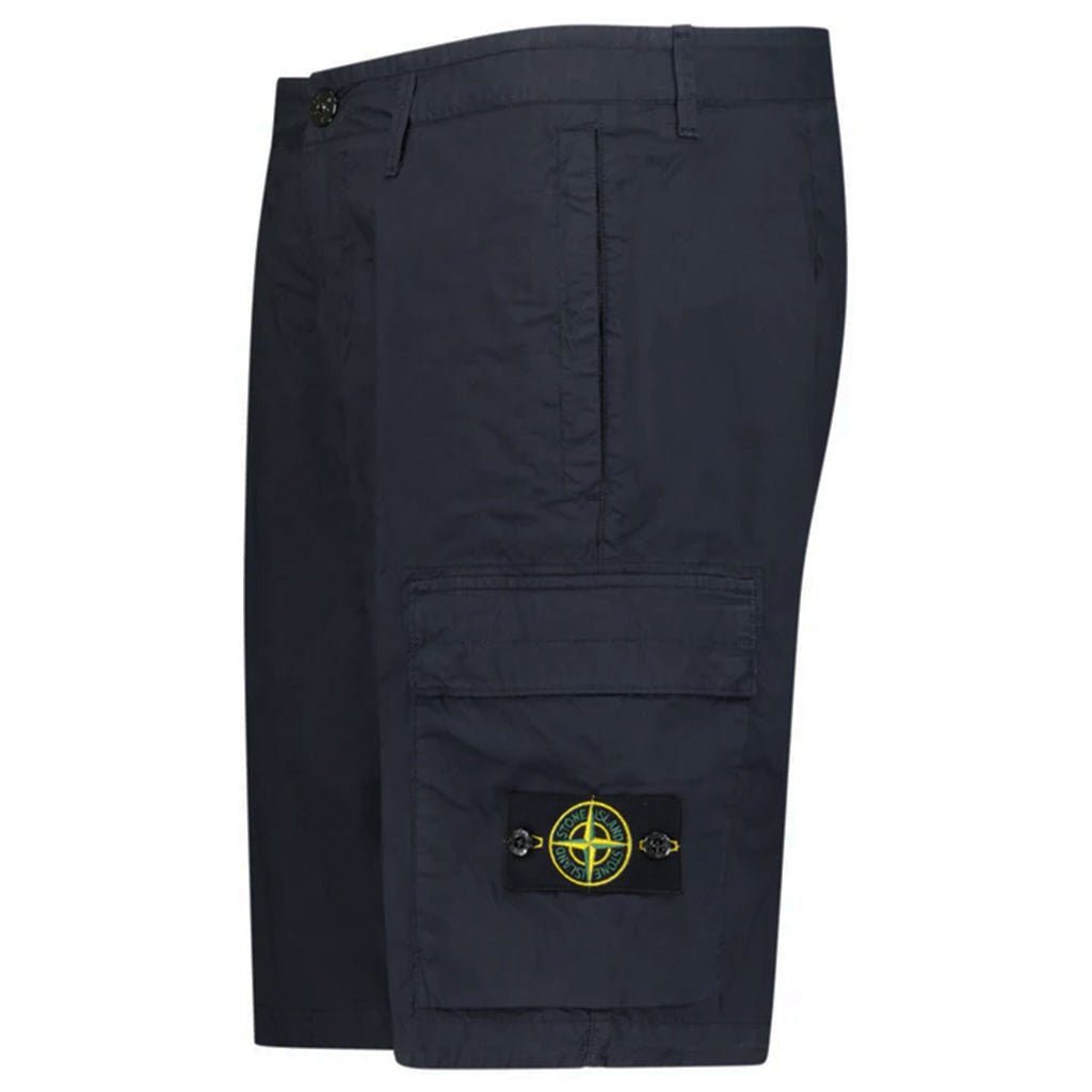 [Stone Island] Cotton Tela "Paracadute" Cargo Shorts