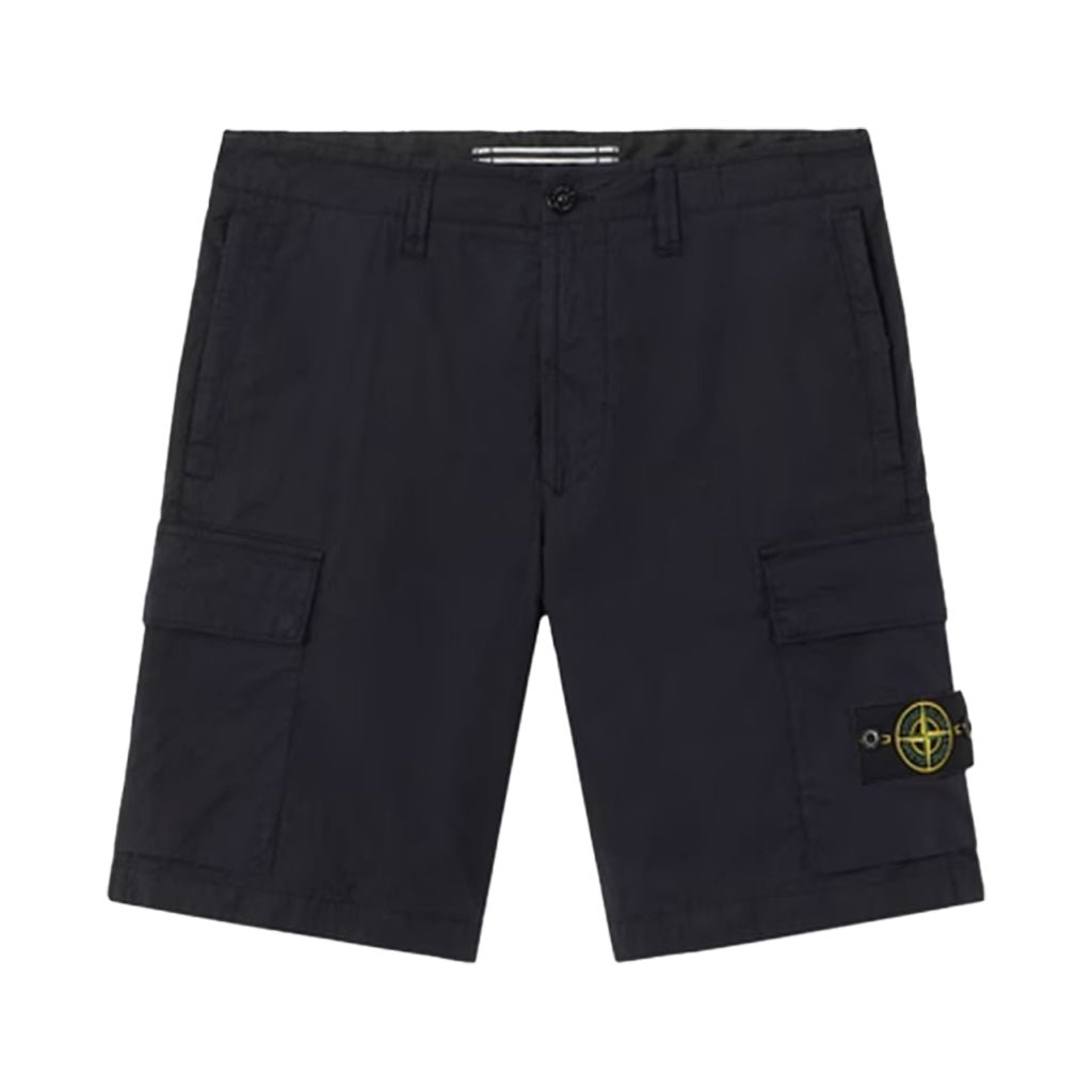 [Stone Island] Cotton Tela "Paracadute" Cargo Shorts