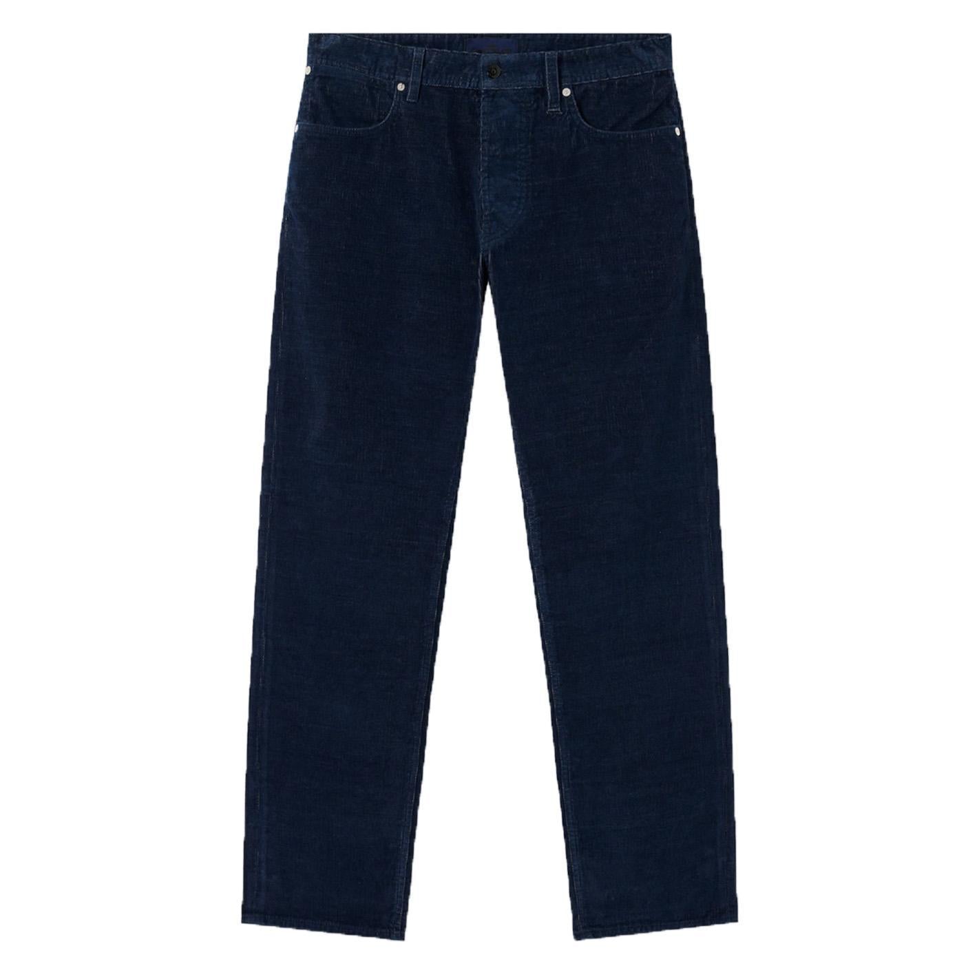 [Stone Island] Denim Research Micro Corduroy-Rinsed Straight Leg