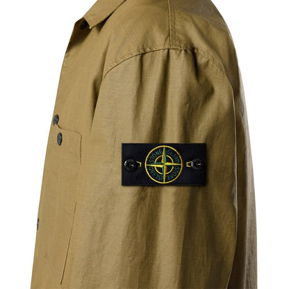 [Stone Island] Double-Coated Cotton Ripstop Overshirt