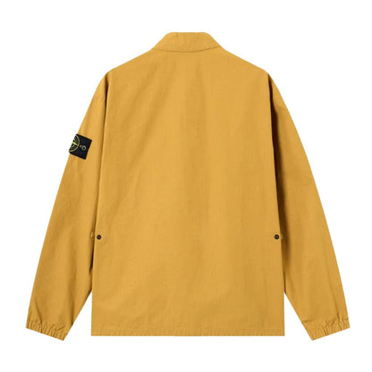 [Stone Island] Double-Coated Cotton Ripstop Overshirt