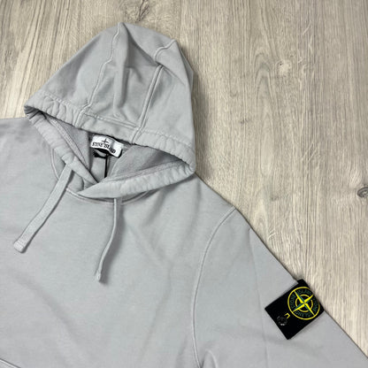 Stone Island Dyed Hoodie - Pearl Grey