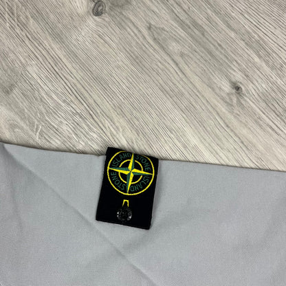 Stone Island Dyed Hoodie - Pearl Grey