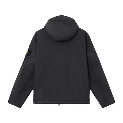 [Stone Island] Garment Dyed Crinkle Reps Ny Recycled Nylon Hooded Jacket
