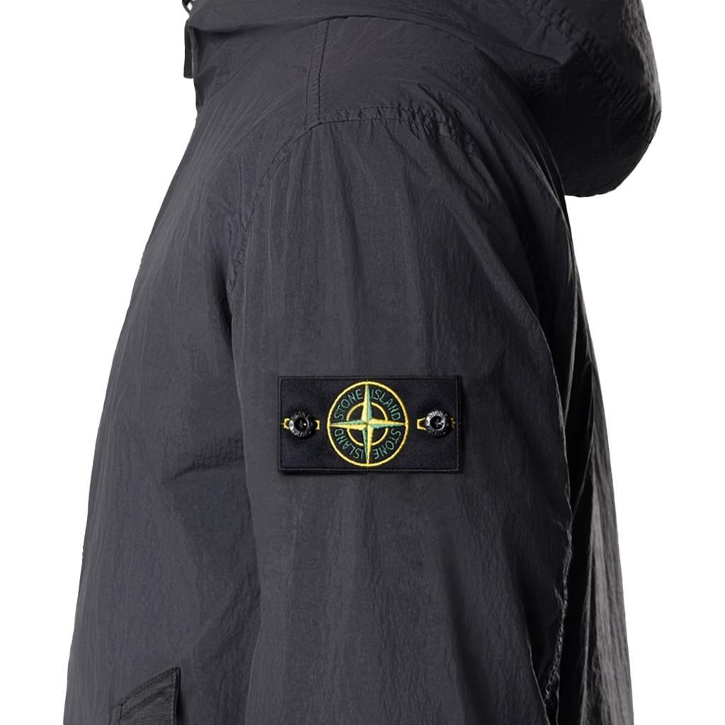 [Stone Island] Garment Dyed Crinkle Reps Ny Recycled Nylon Hooded Jacket