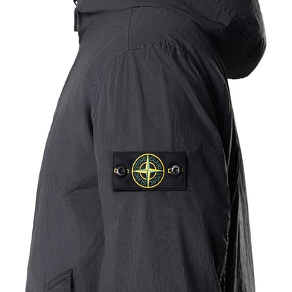 [Stone Island] Garment Dyed Crinkle Reps Ny Recycled Nylon Hooded Jacket