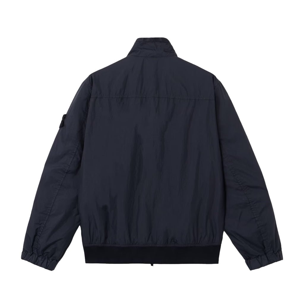 [Stone Island] Garment Dyed Crinkle Reps Ny Recycled Nylon Stand Collar Jacket