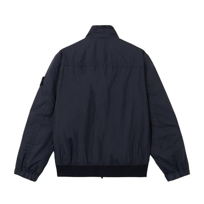 [Stone Island] Garment Dyed Crinkle Reps Ny Recycled Nylon Stand Collar Jacket