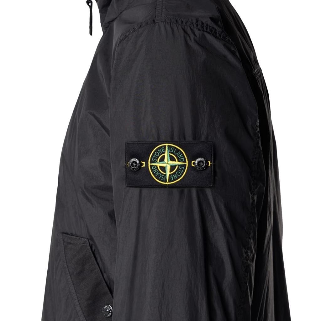 [Stone Island] Garment Dyed Crinkle Reps Ny Recycled Nylon Stand Collar Jacket