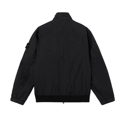 [Stone Island] Garment Dyed Crinkle Reps Ny Recycled Nylon Stand Collar Jacket