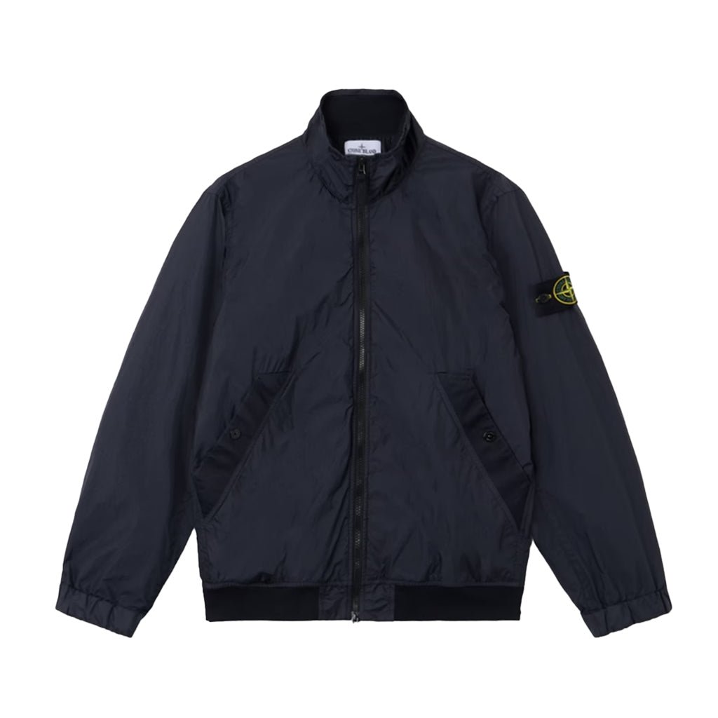 [Stone Island] Garment Dyed Crinkle Reps Ny Recycled Nylon Stand Collar Jacket