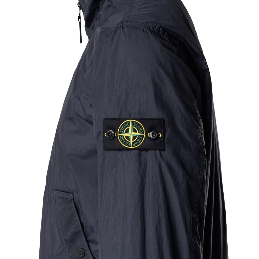 [Stone Island] Garment Dyed Crinkle Reps Ny Recycled Nylon Stand Collar Jacket