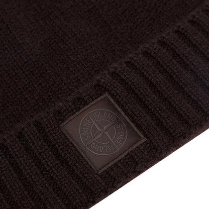 [Stone Island] Ghost Cashmere Beanie in Black