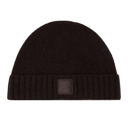 [Stone Island] Ghost Cashmere Beanie in Black