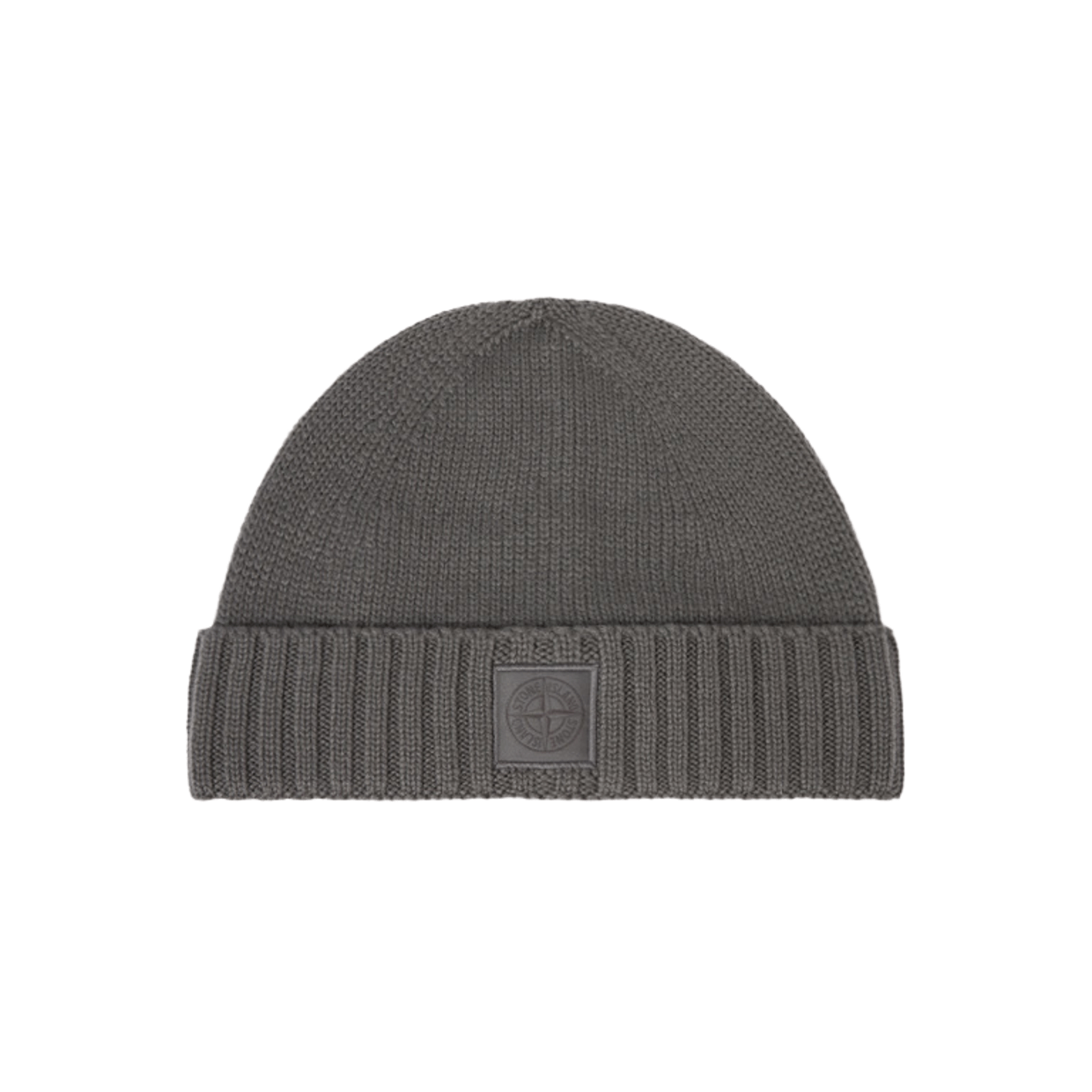 [Stone Island] Ghost Cashmere Beanie in Dark Grey