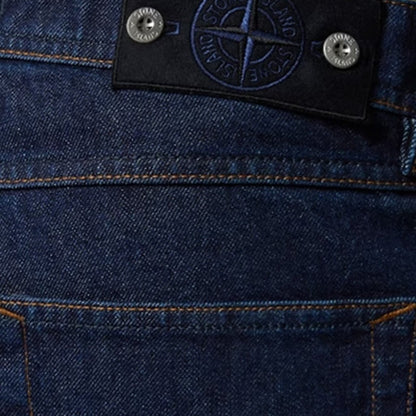 [Stone Island] Indigo Denim-Rinsed Regular Straight Fit