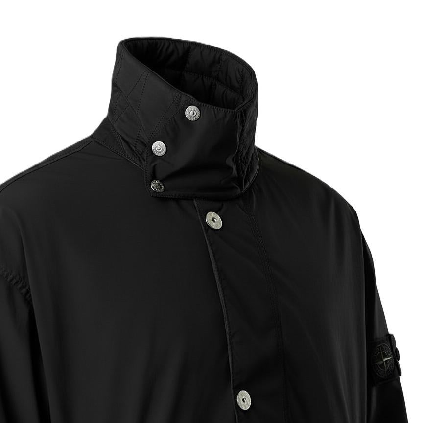 [Stone Island] Light Compact Touch Poly-TC Coach Jacket in Black