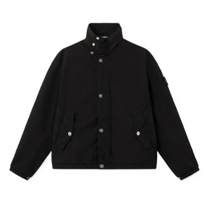 [Stone Island] Light Compact Touch Poly-TC Coach Jacket in Black