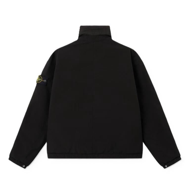 [Stone Island] Light Compact Touch Poly-TC Coach Jacket in Black