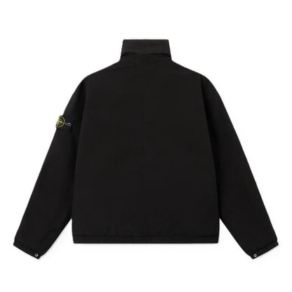 [Stone Island] Light Compact Touch Poly-TC Coach Jacket in Black