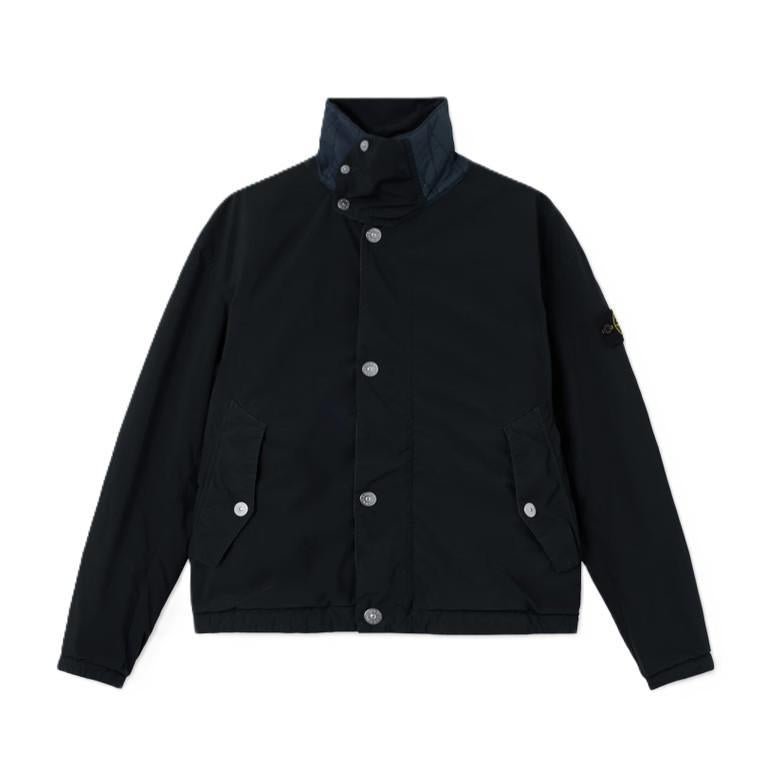 [Stone Island] Light Compact Touch Poly-TC Coach Jacket in Navy