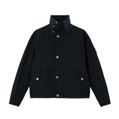 [Stone Island] Light Compact Touch Poly-TC Coach Jacket in Navy