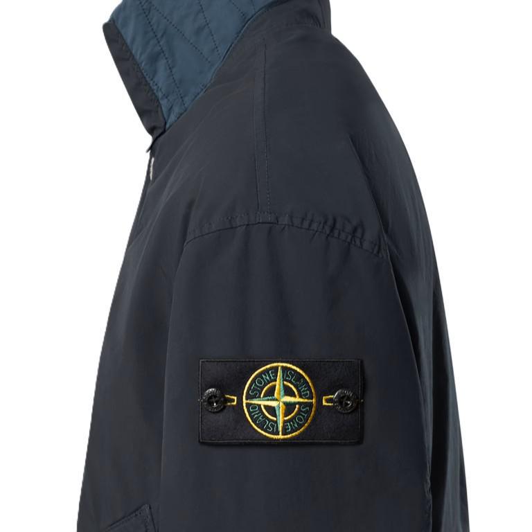 [Stone Island] Light Compact Touch Poly-TC Coach Jacket in Navy