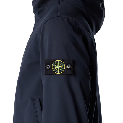 [Stone Island] Light Soft Shell-R E.Dye® Technology Hooded Jacket