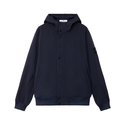 [Stone Island] Light Soft Shell-R E.Dye® Technology Hooded Jacket