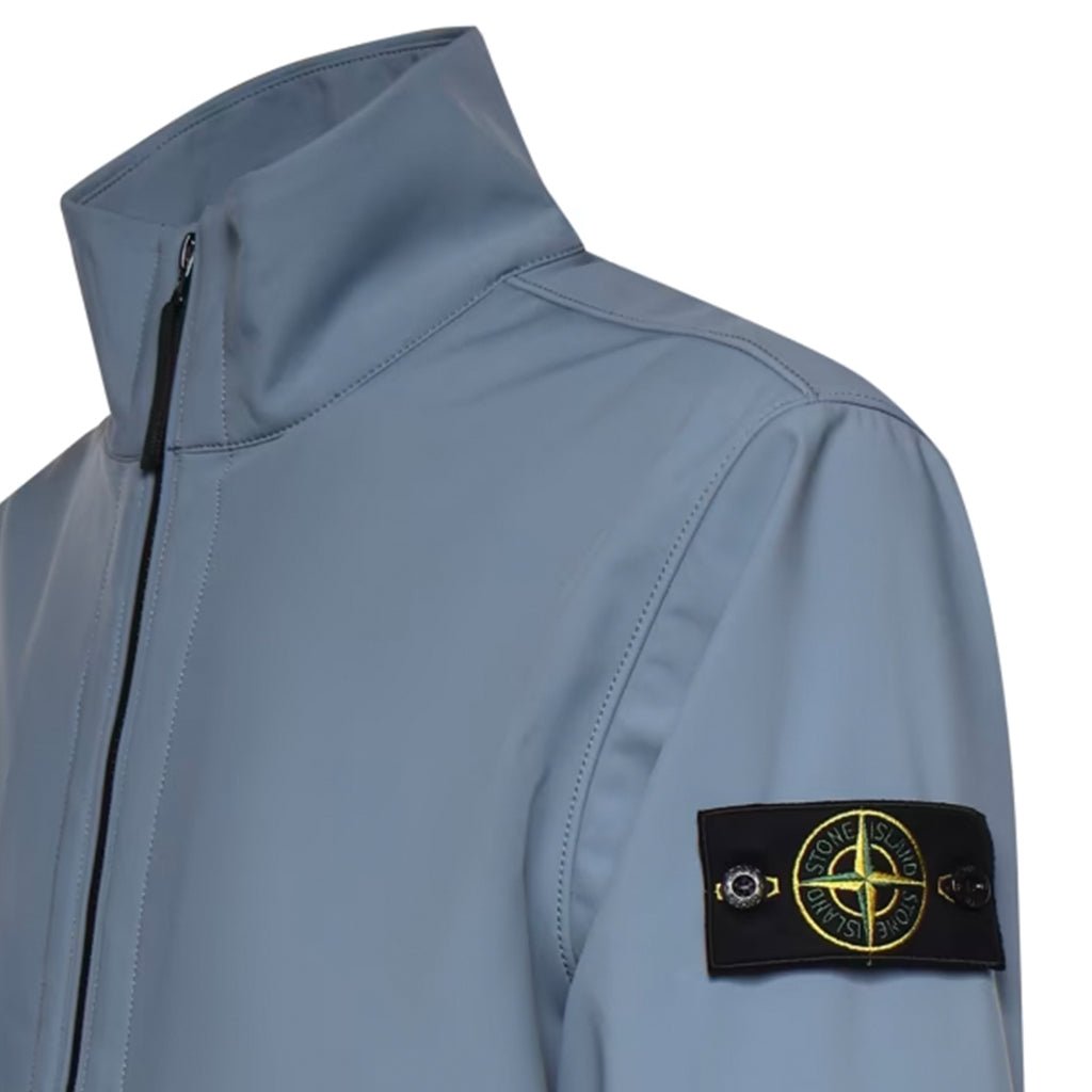 [Stone Island] Light Soft Shell-R E.Dye® Technology In Recycled Polyester Jacket