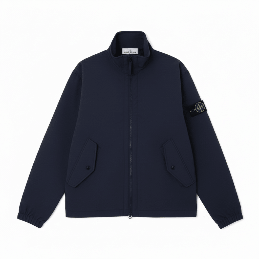 [Stone Island] Light Soft Shell-R E.Dye® Technology In Recycled Polyester Jacket