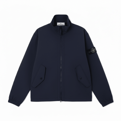 [Stone Island] Light Soft Shell-R E.Dye® Technology In Recycled Polyester Jacket