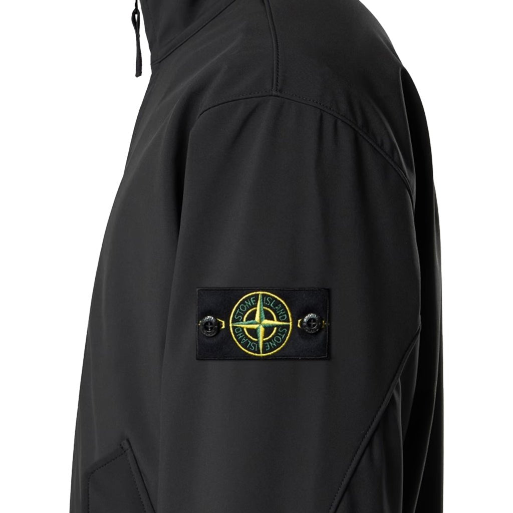 [Stone Island] Light Soft Shell-R E.Dye® Technology In Recycled Polyester Jacket