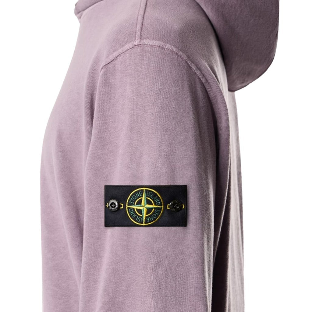 [Stone Island] Malfile Fleece "Old" Effect Hooded Sweatshirt