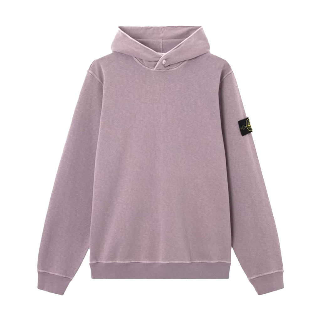 [Stone Island] Malfile Fleece "Old" Effect Hooded Sweatshirt