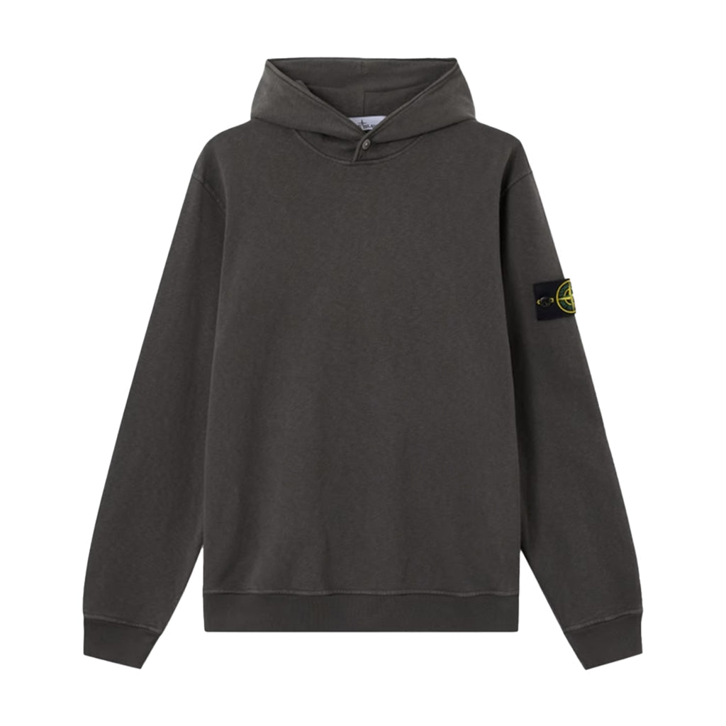 [Stone Island] Malfile Fleece "Old" Effect Hooded Sweatshirt