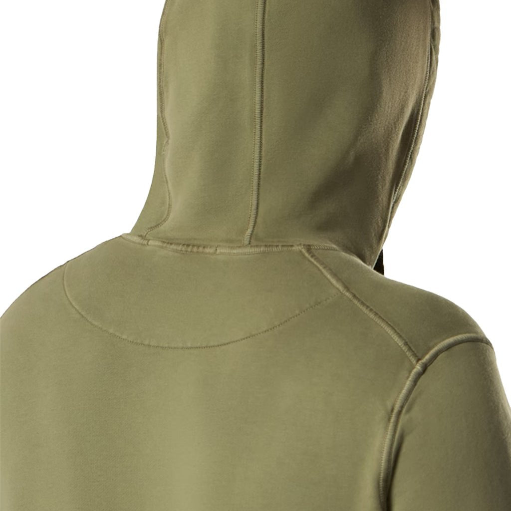 [Stone Island] Malfile Fleece "Old" Effect Hooded Sweatshirt