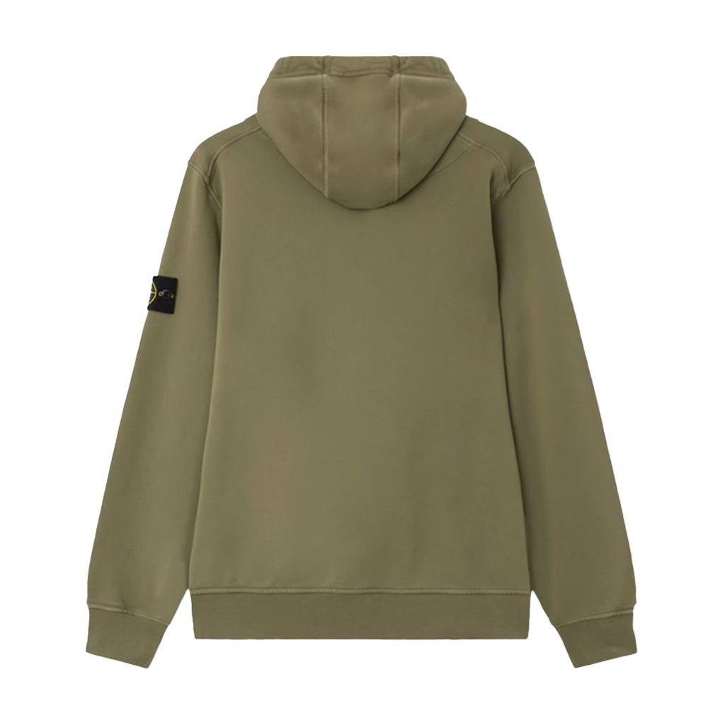 [Stone Island] Malfile Fleece "Old" Effect Hooded Sweatshirt