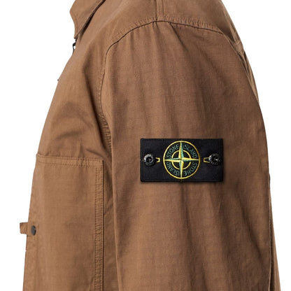 [Stone Island] Mercerised Cotton Ripstop Overshirt