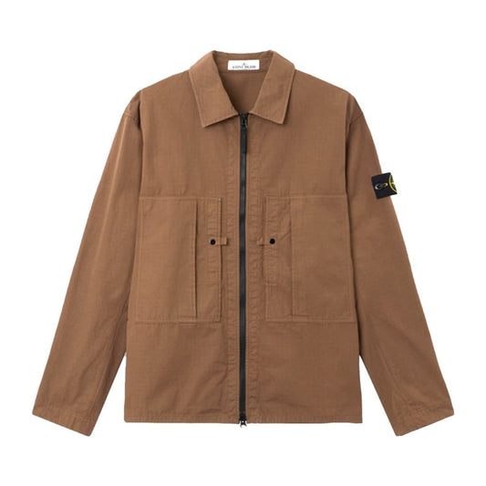 [Stone Island] Mercerised Cotton Ripstop Overshirt